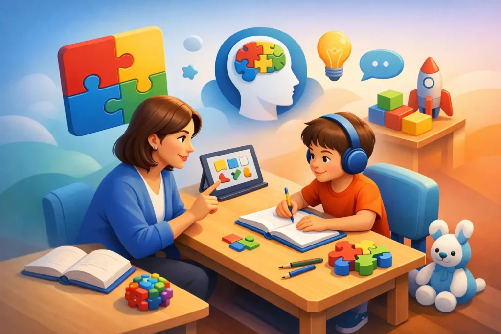 Apoyo escolar para niños con autismo