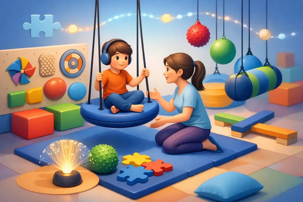Integración sensorial para niños con autismo